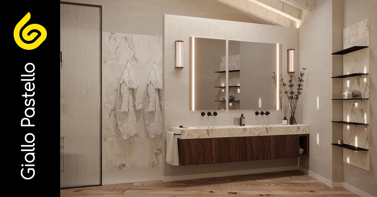 Ristrutturazione bagno: design, funzionalità e valore per la tua casa - Giallo Pastello Interior Design