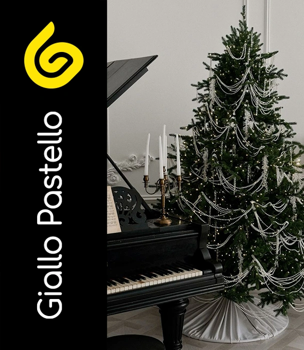 L’albero di Natale: il protagonista del soggiorno - Giallo Pastello Interior Design