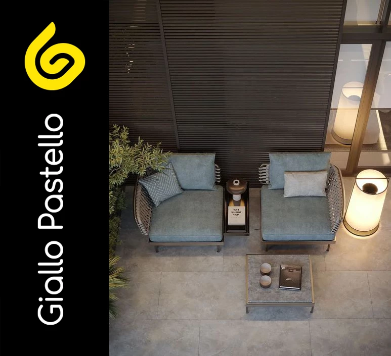 Angolo piccolo per esterni come arredare terrazzo appartamento - Giallo Pastello Interior Design Brescia