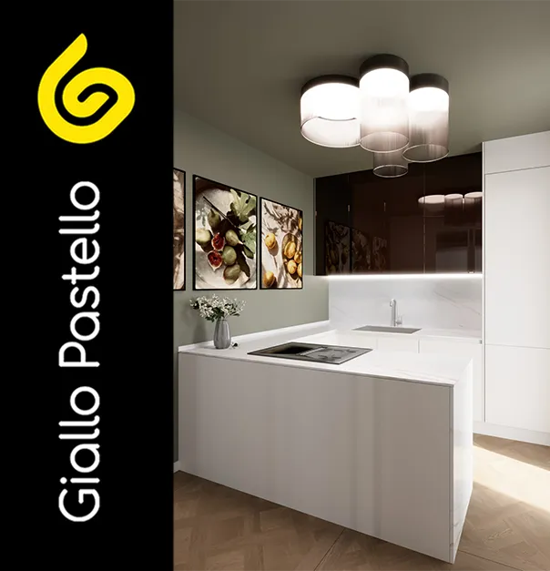Arredamento cucina moderna: illuminazione - Giallo Pastello Interior Design