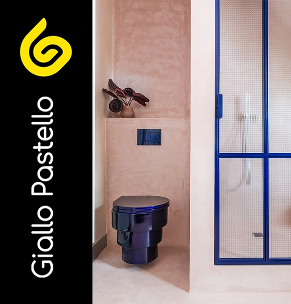 Arredare il bagno: sanitari - Giallo Pastello