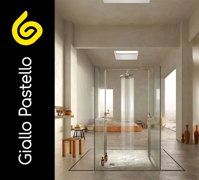 Arredare il bagno: sanitari - Giallo Pastello