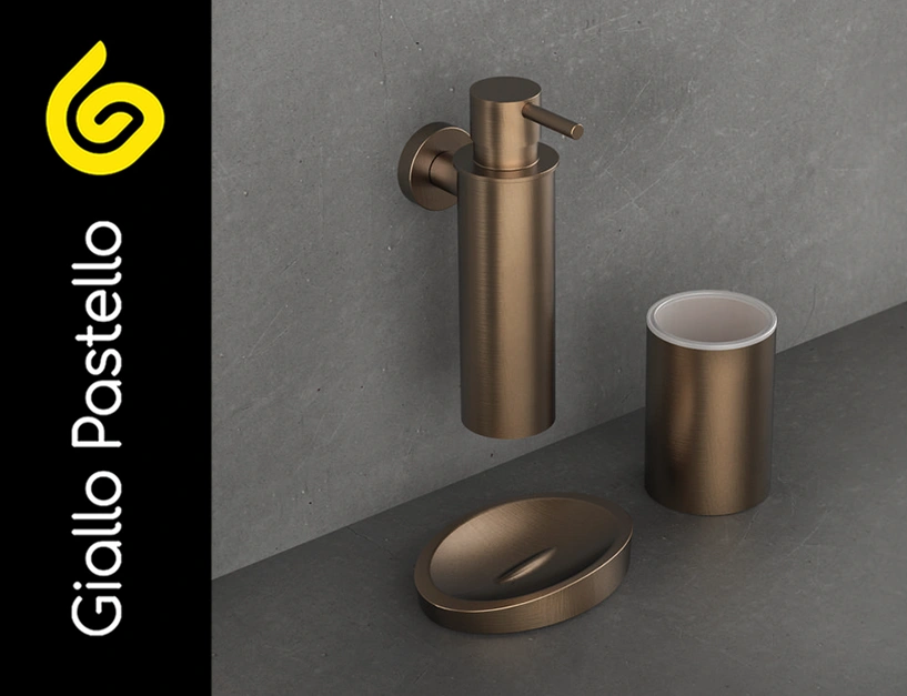 Arredare il bagno: dettagli e accessori - Giallo Pastello