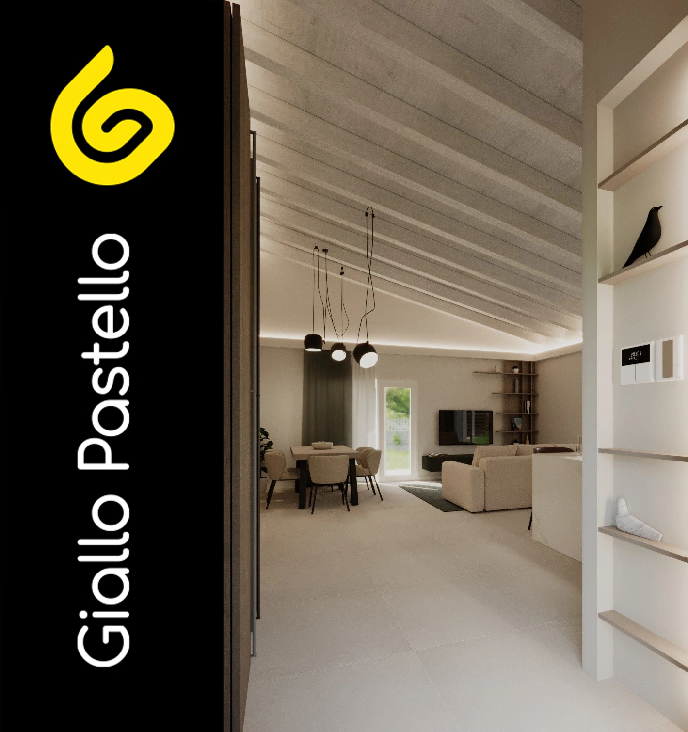 Arredare l'ingresso di casa - Giallo Pastello