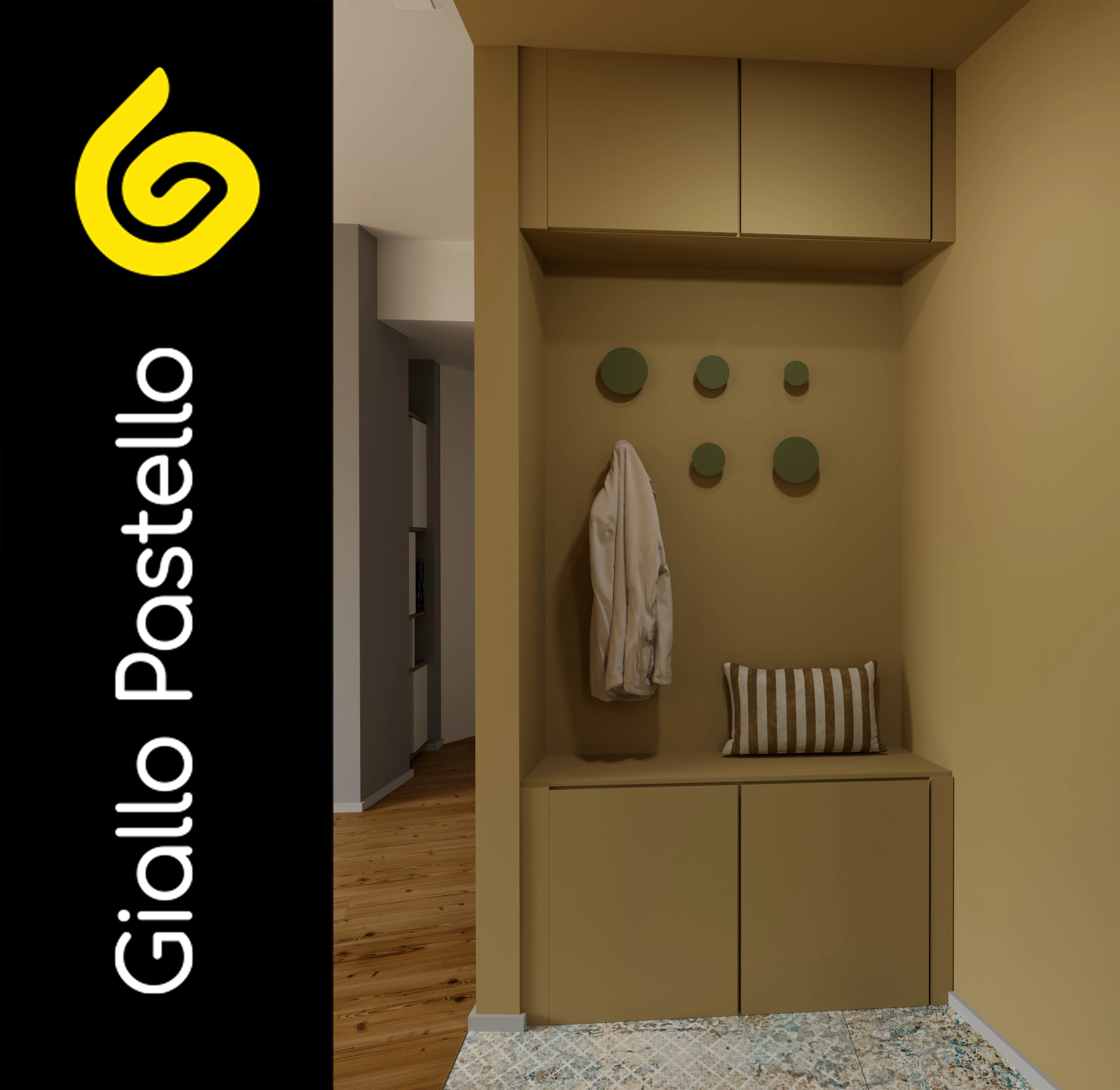 Arredare l'ingresso di casa - Giallo Pastello