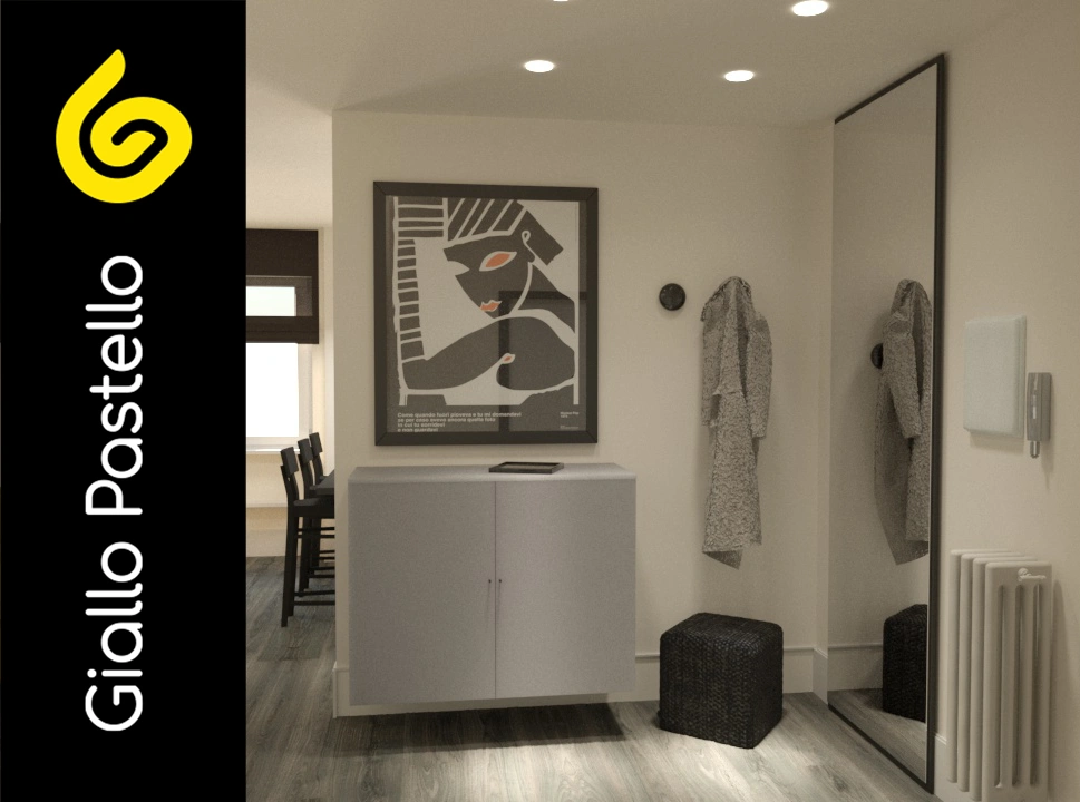 Arredare l'ingresso di casa - Giallo Pastello