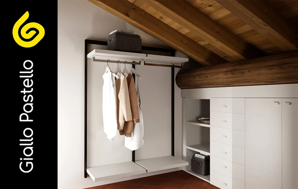 Arredamento negozio di abbigliamento - Giallo Pastello Interior Design