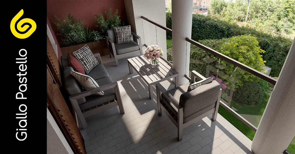 Arredare terrazzo appartamento: stile e personalizzazione - Giallo Pastello Interior Design