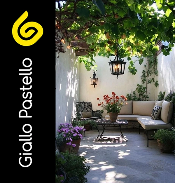 Arredare un giardino piccolo - Giallo Pastello