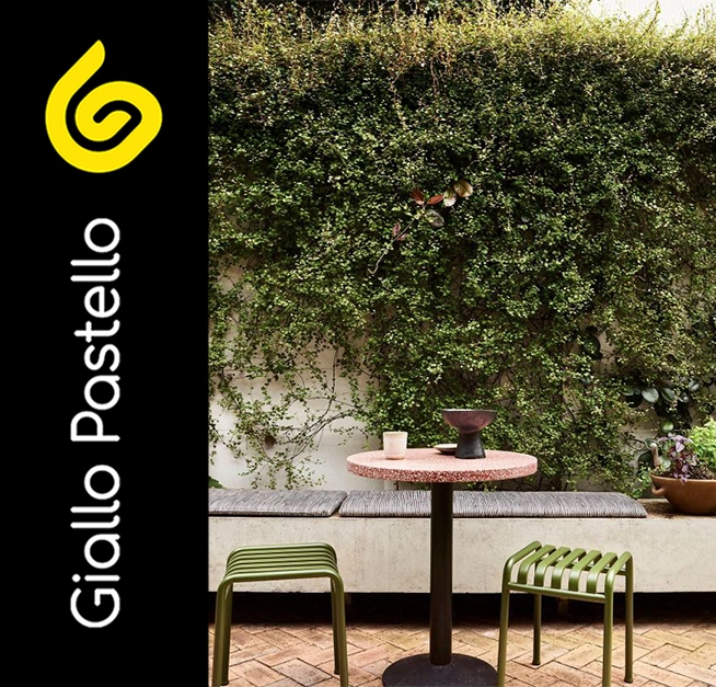 Arredare un giardino piccolo - Giallo Pastello