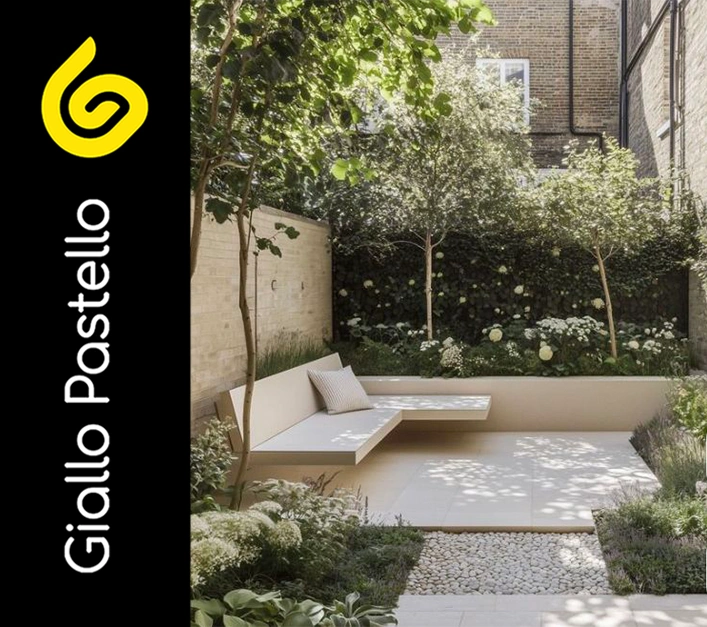 Arredare un giardino piccolo - Giallo Pastello