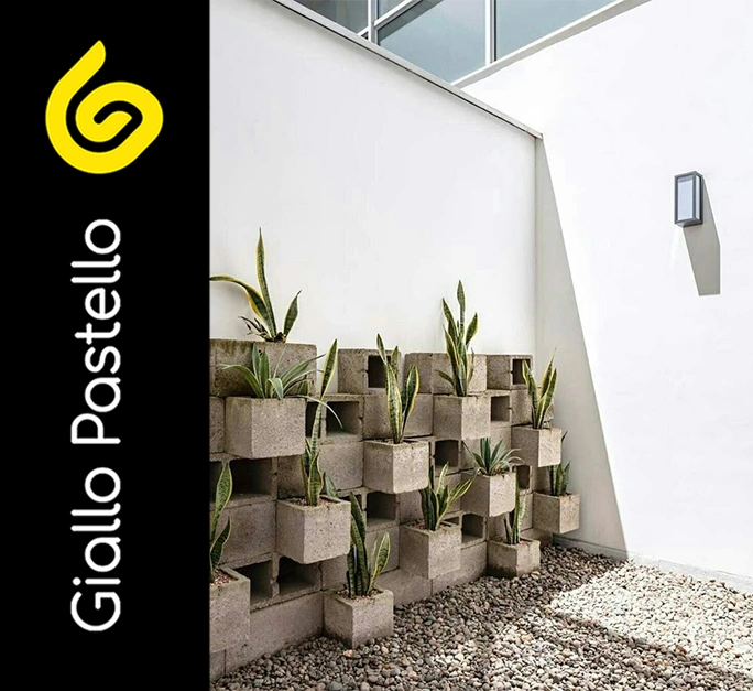 Arredare un giardino piccolo - Giallo Pastello