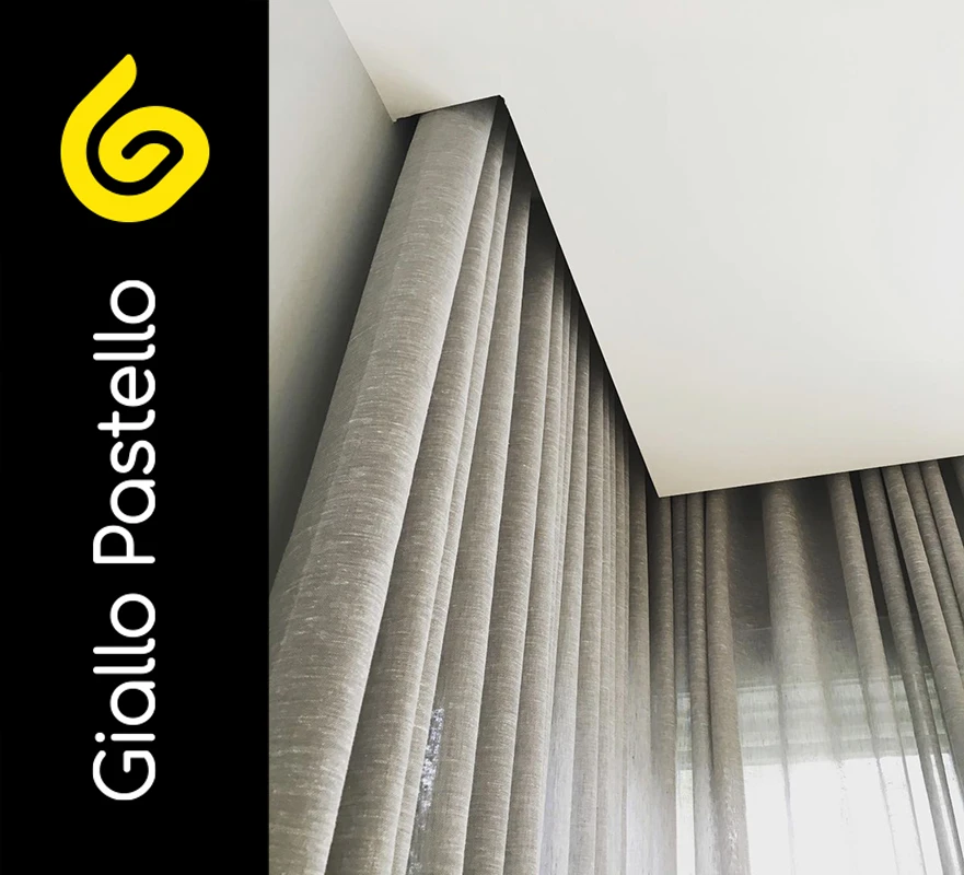 Arredare un loft: scegli tende leggere - Giallo Pastello