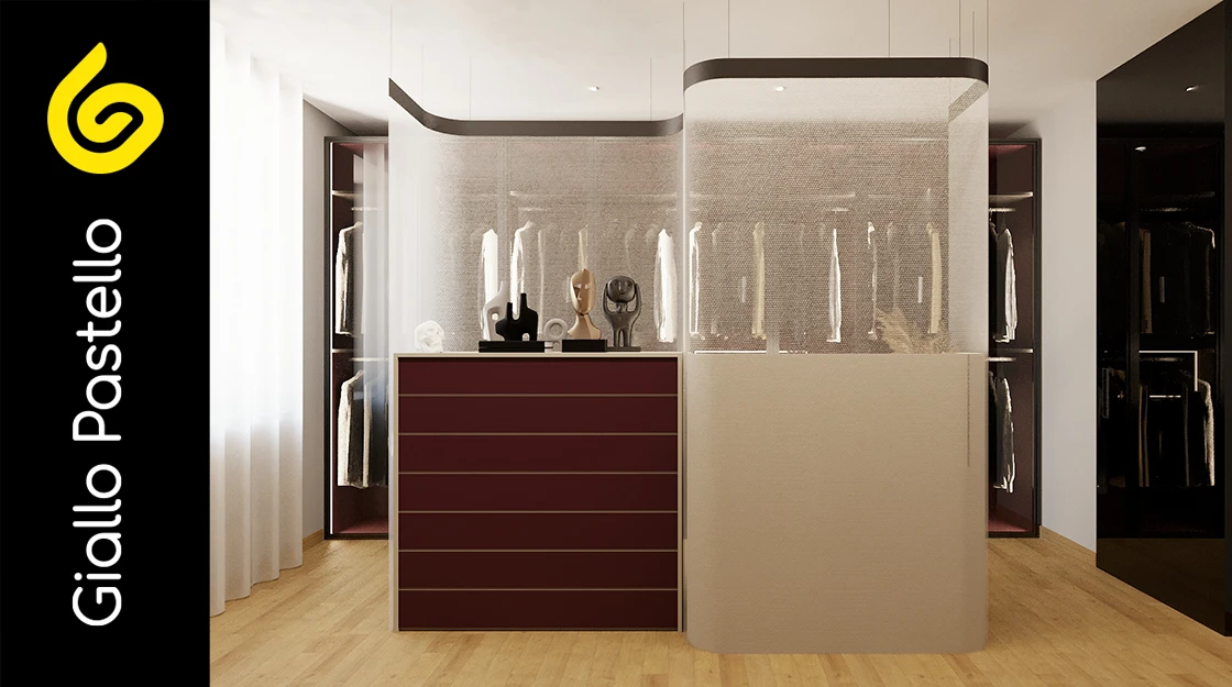 Casa su misura: cabine armadio e sistemi contenitivi - Giallo Pastello Interior Design