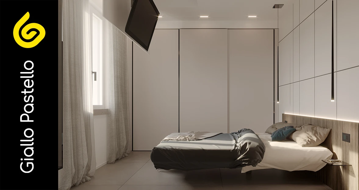 Casa su misura: camere da letto e camerette - Giallo Pastello Interior Design