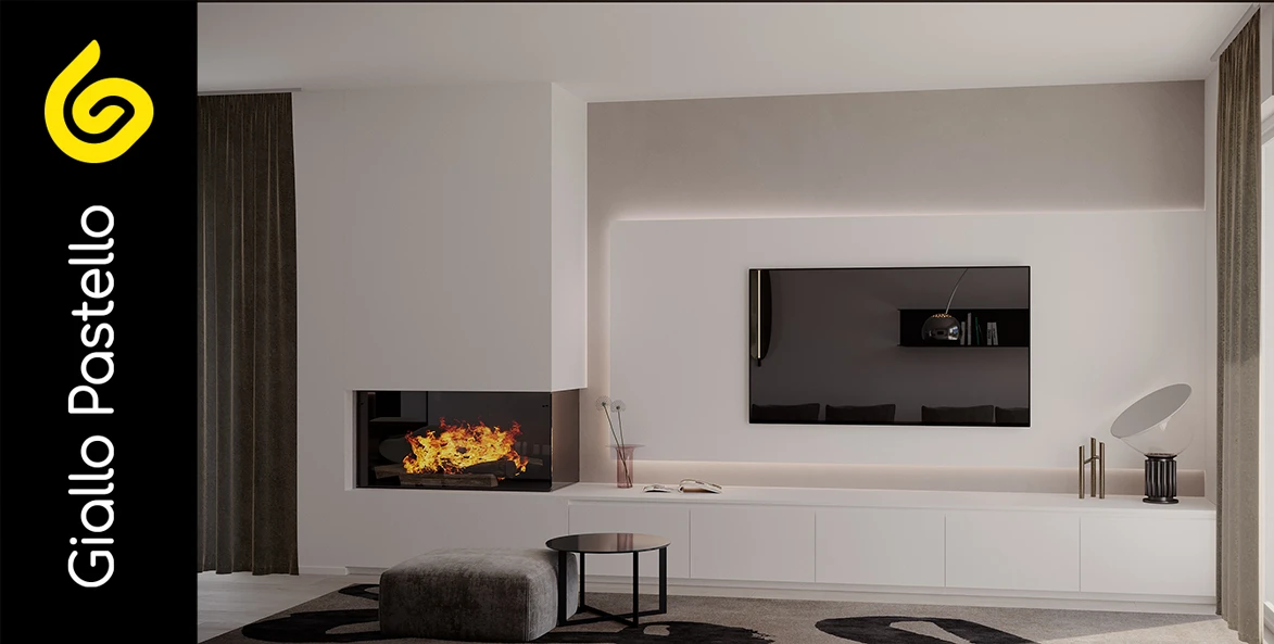 Casa su misura: living e zone giorno - Giallo Pastello Interior Design