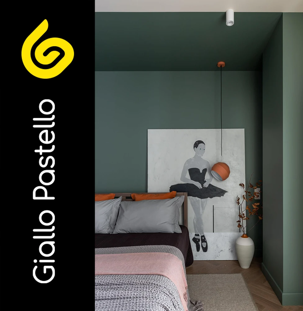 Colore delle pareti in camera da letto: colori scuri per chi osa - Giallo Pastello Interior Desing
