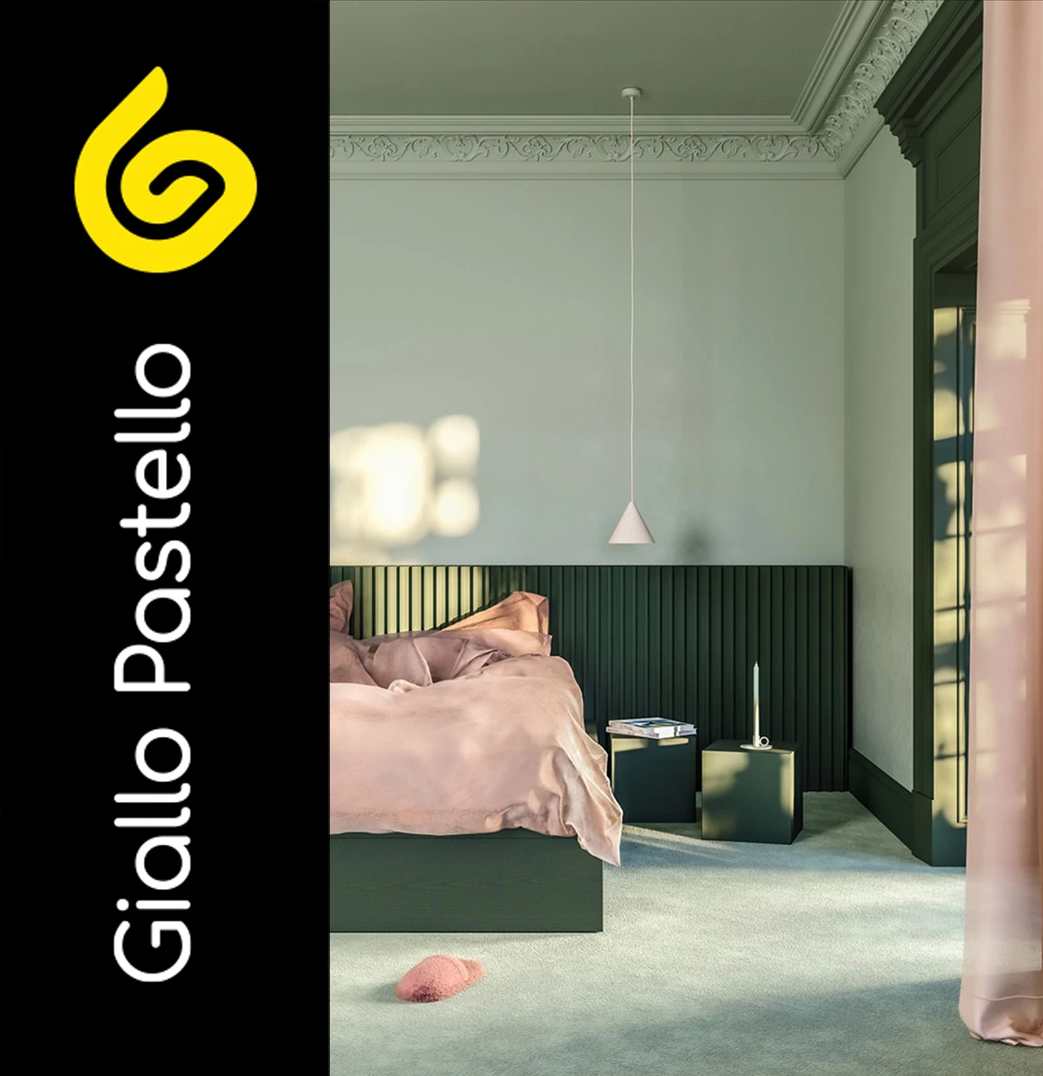 Colore delle pareti in camera da letto: verde salvia equilibrio naturale - Giallo Pastello Interior Desing