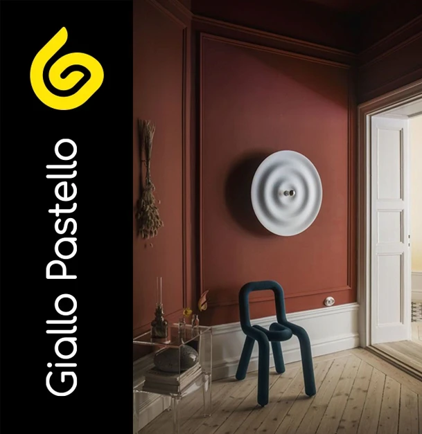 Colori pareti per soggiorno: colori caldi, terracotta - Giallo Pastello Interior Design