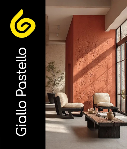 Colori pareti per soggiorno: colori di accento - Giallo Pastello Interior Design