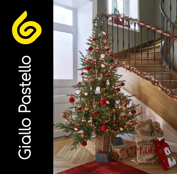 Decorare la casa per Natale: ingresso - Giallo Pastello Interior Design