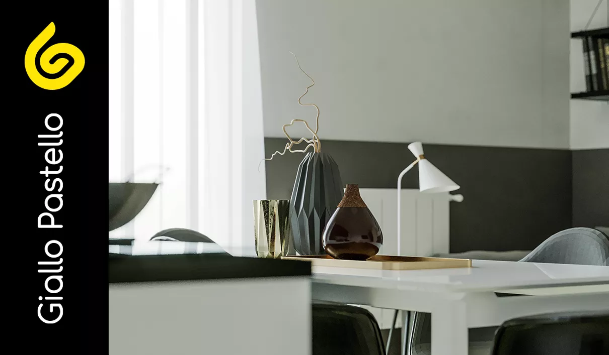 Colori neutri e materiali per arredare casa piccola - Giallo Pastello Interior Design Brescia