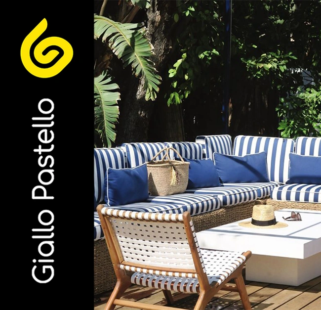 Stile arredo outdoor: stile mediterraneo - Giallo Pastello