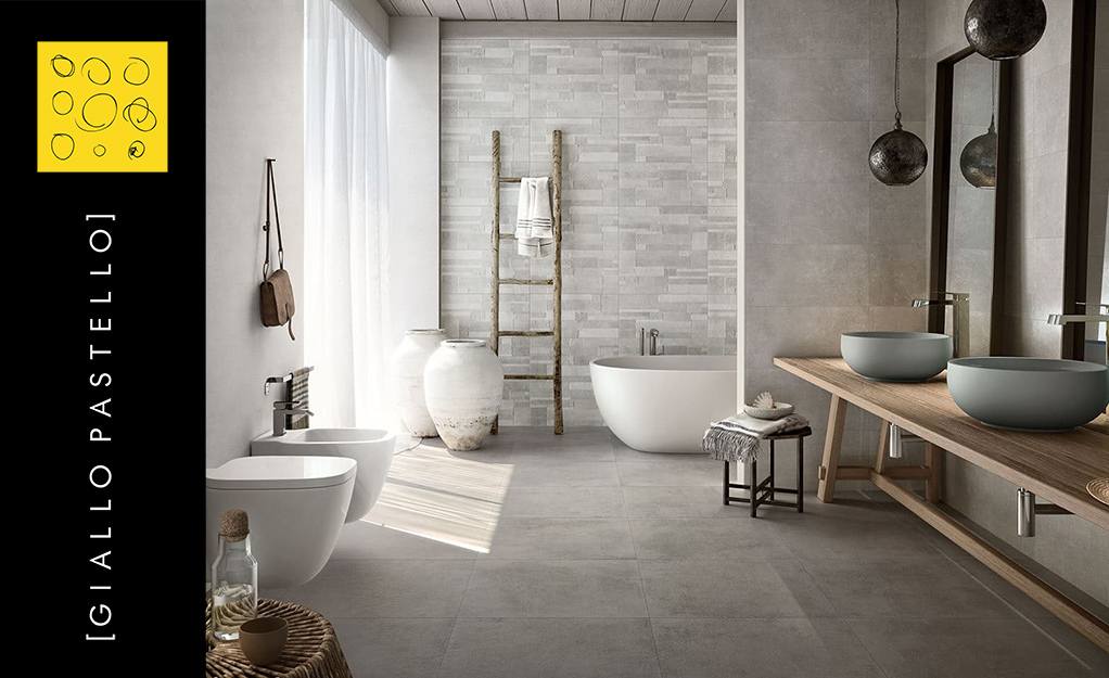 Arredare il bagno grande: quali arredi scegliere - Giallo Pastello Interior Design  - Brescia Bergamo Milano