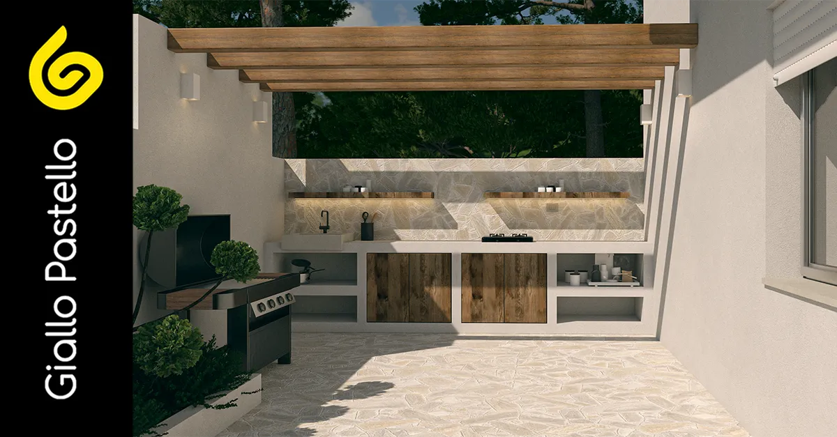 Arredare terrazzo appartamento - Giallo Pastello Interior Design