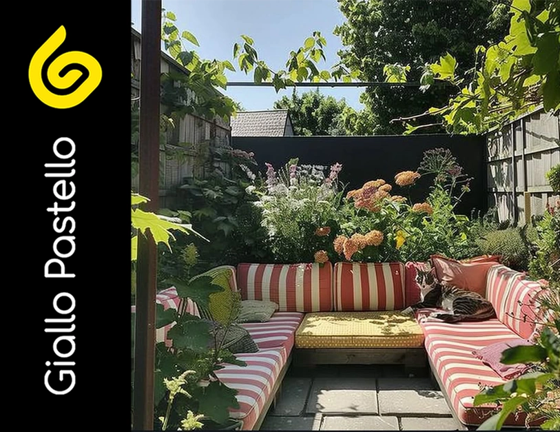 Arredare un giardino piccolo - Giallo Pastello