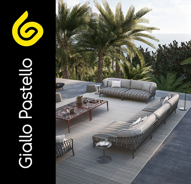 Arredo outdoor - Giallo Pastello