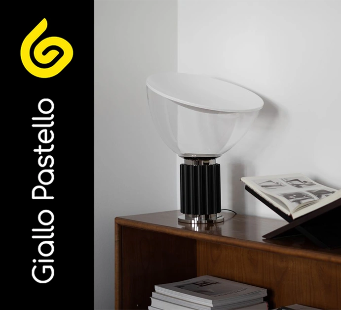 Arredo per salotto: illuminazione - Giallo Pastello