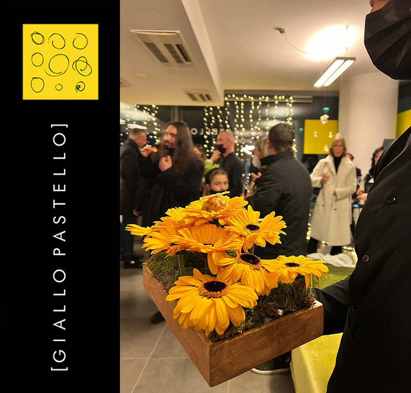 Fiori - Interior Design Brescia: inauguriamo la nuova sede! - Giallo Pastello