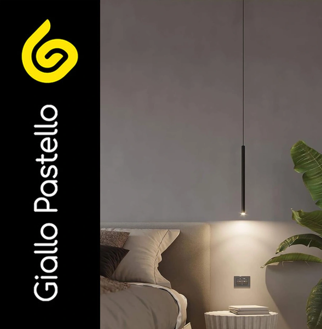 Camera da letto minimal - Luce naturale e illuminazione soft- Giallo Pastello
