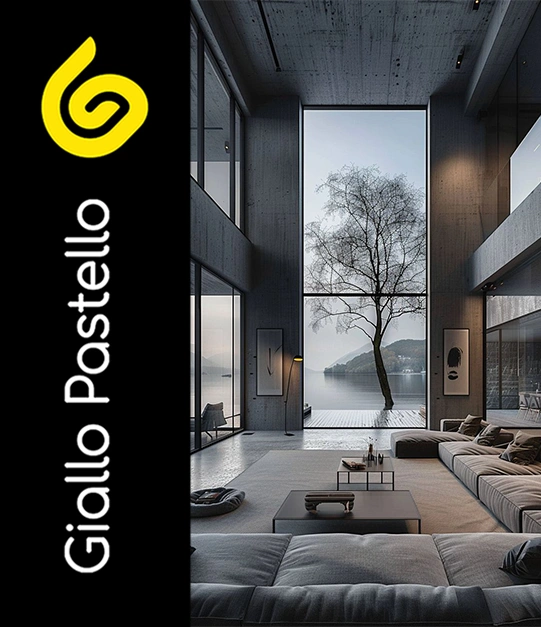 Intelligenza artificiale e interior design - Giallo Pastello