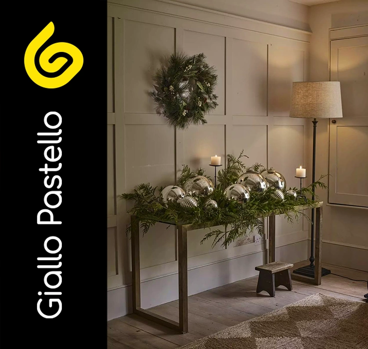 Natale con stile: definire l'atmosfera - Giallo Pastello