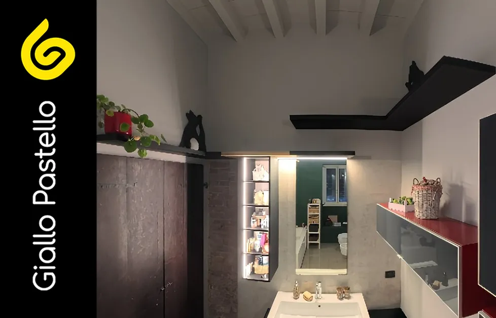 Percorso per gatti: progetto di design - Giallo Pastello