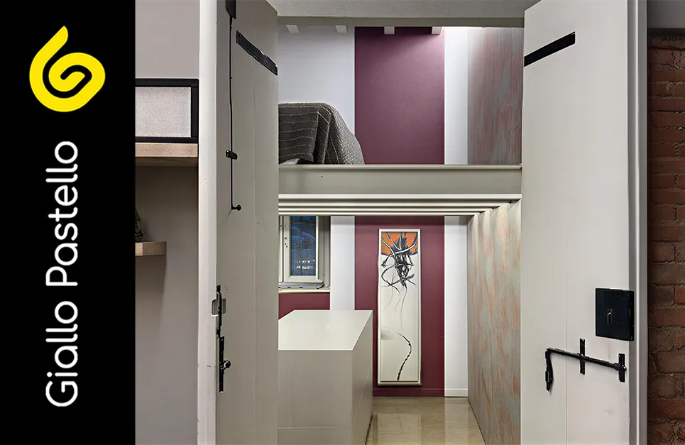 Percorso per gatti: pet design - Giallo Pastello