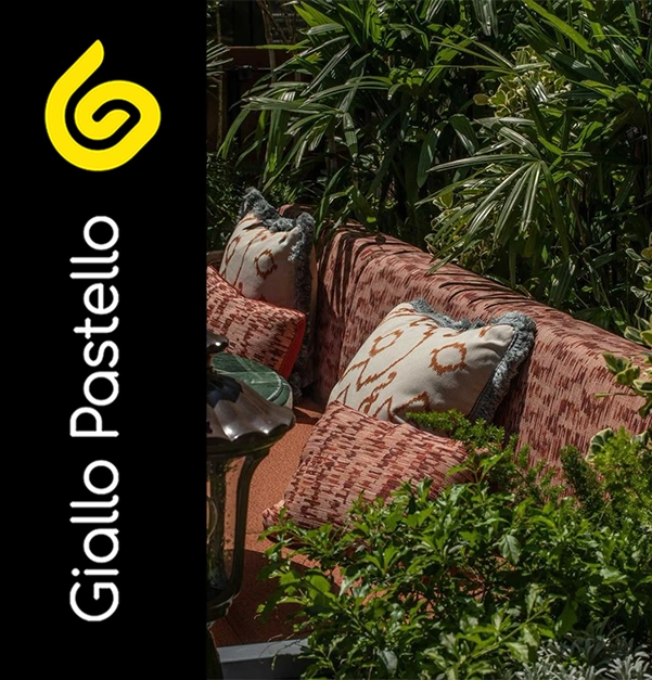 Stile arredo outdoor: stile boho - Giallo Pastello