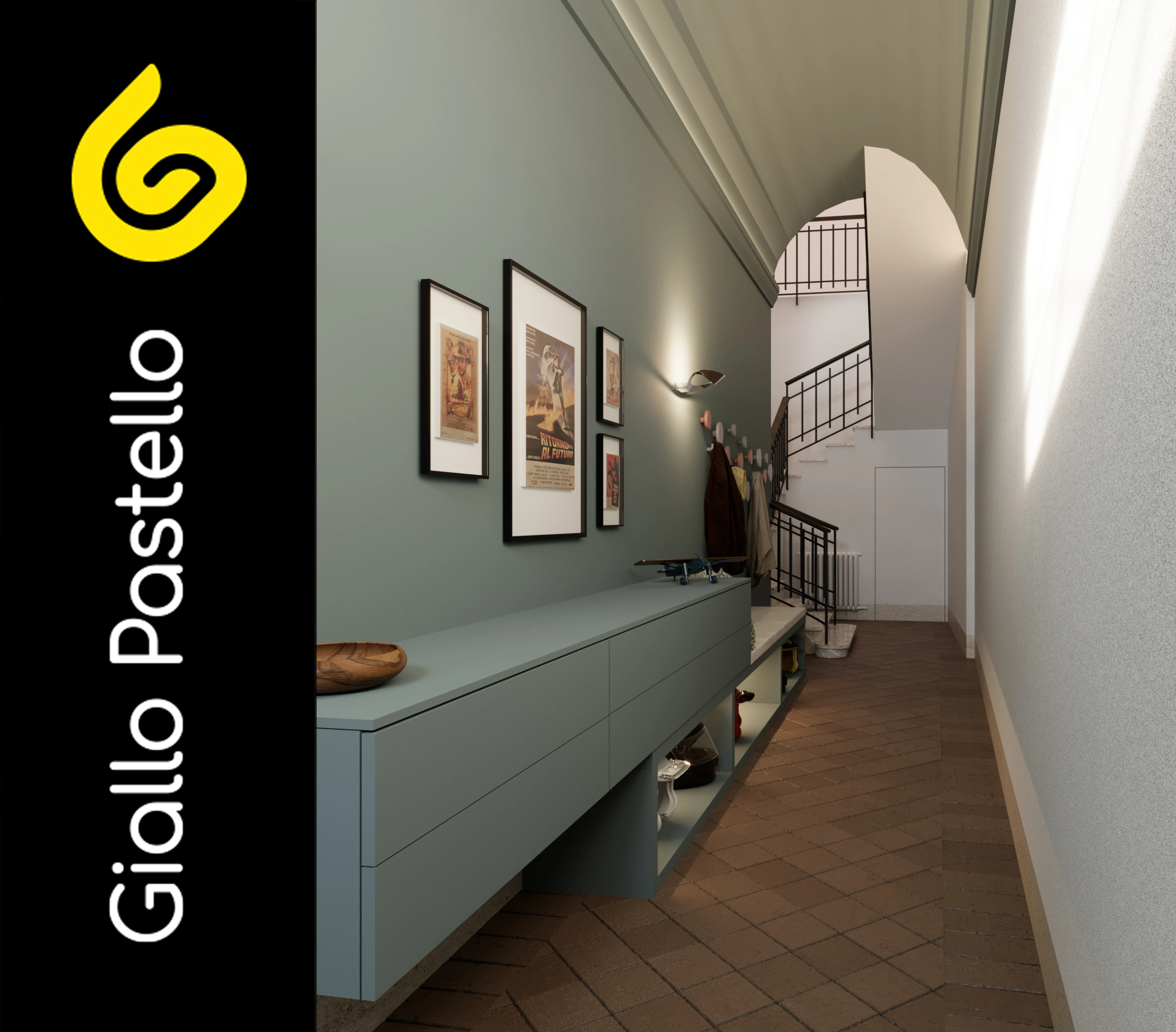 Arredare l'ingresso di casa - Giallo Pastello