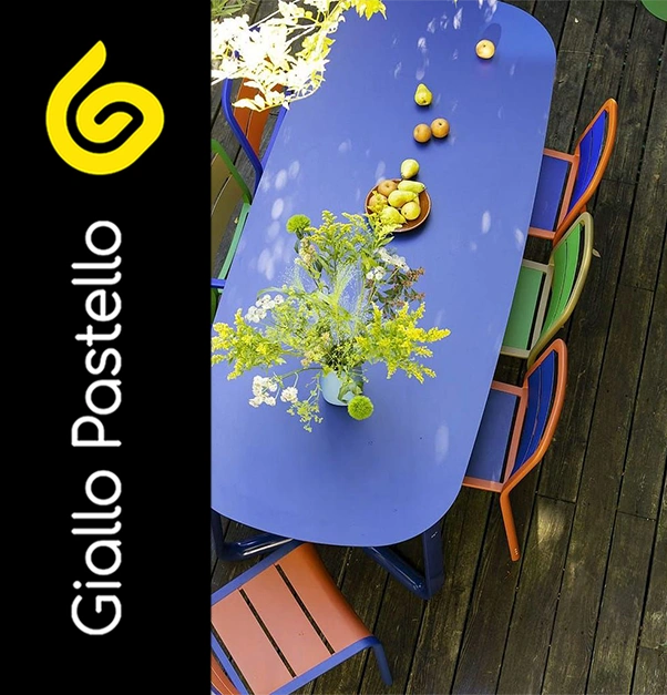 Stile arredo outdoor: stile mediterraneo - Giallo Pastello