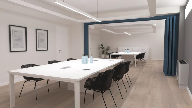 Giallo Pastello Interior Design Brescia - Realizzazione Ufficio per Coworking