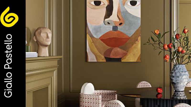 Colore pareti: tendenze e abbinamenti - Giallo Pastello Interior Design Brescia