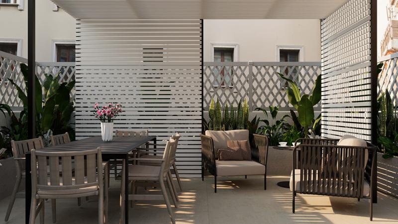 Cortina d’Ampezzo: un appartamento di design nel cuore del centro: Zona Living - Giallo Pastello Interior Design