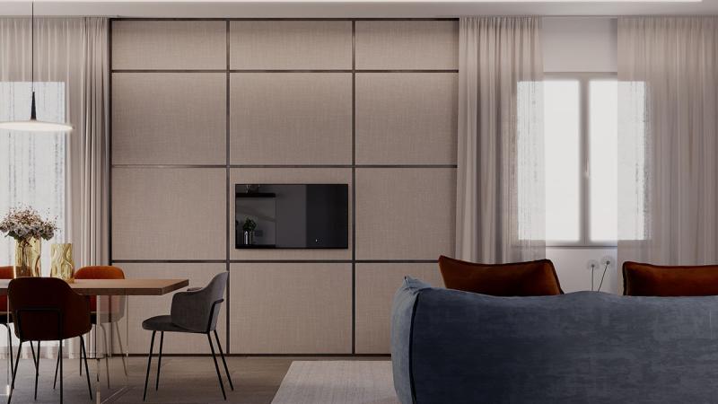 Restyling con vista sul Lago di Como - Zona living