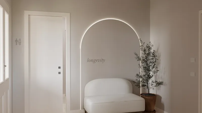 Eleganza Essenziale: progettare la bellezza con misura e luce - Ingresso - Giallo Pastello Interior Design
