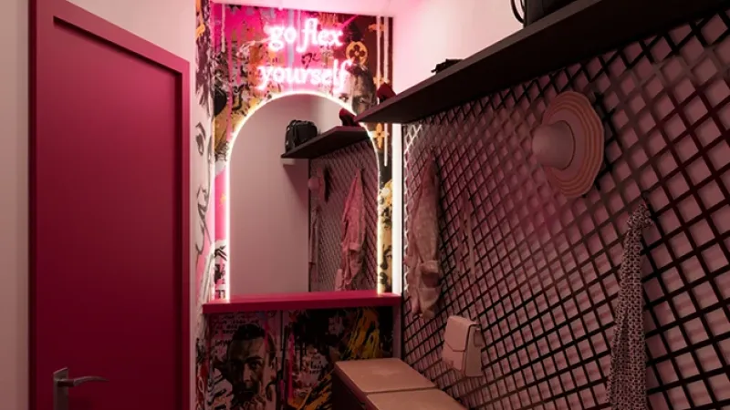 Palestra: dove l’energia incontra il design, spogliatoi - Giallo Pastello Interior Design