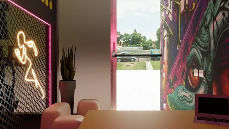 Palestra: dove l’energia incontra il design, uffici dirigenziali - Giallo Pastello Interior Design