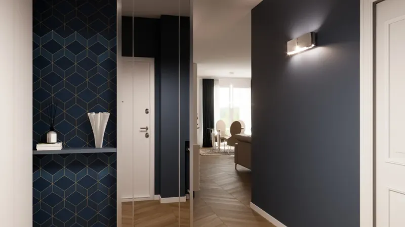 Casa sul Lago di Garda: ristrutturazione completa di una residenza vista lago - Ingresso- Giallo Pastello