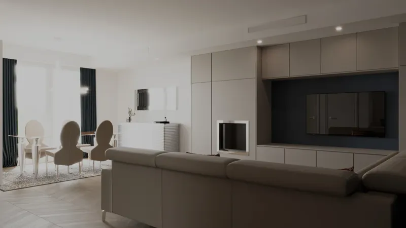 Casa sul Lago di Garda: ristrutturazione completa di una residenza vista lago - Zona Living - Giallo Pastello